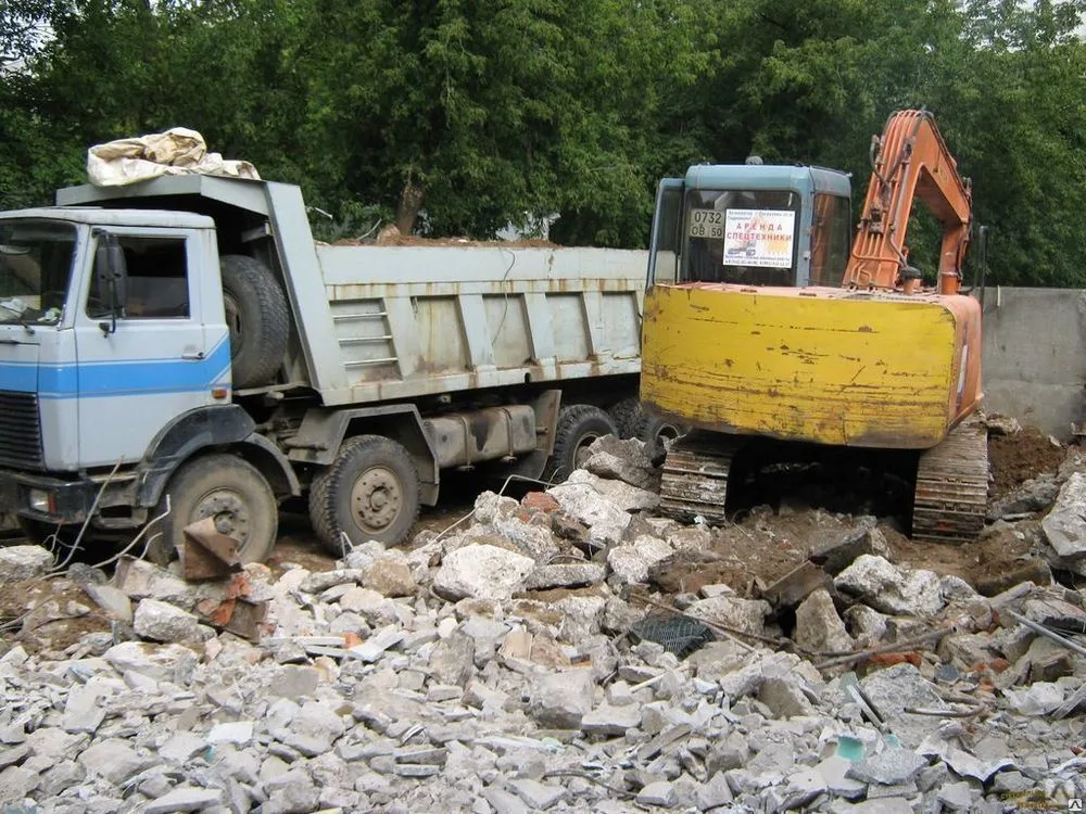 Вывоз бетонного боя и утилизация в Сестрорецке в октябре